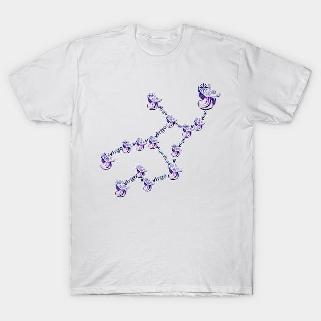 Virgo zodiac Constellation T-Shirt by INDONESIA68